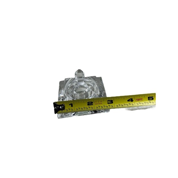 Kristalcolor Crystal Trinket Box Clear Cut Glass Deco Jewelry Keepsake Italy - Picture 7 of 13